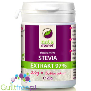 Natusweet - stewia czysty ekstrakt 97%, 20g - Image 2