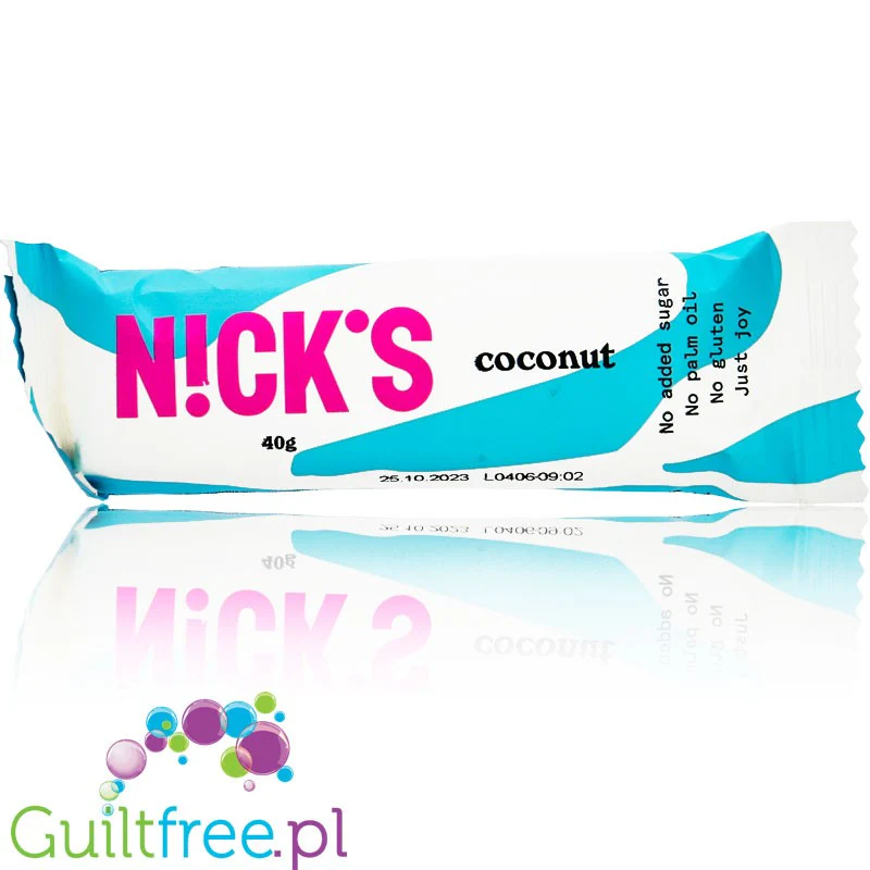 N!CK'S Nicks Coconut & Chocolate - baton bez cukru ze stewią i ksylitolem (Kokos & Mleczna Czekolada) - Image 3