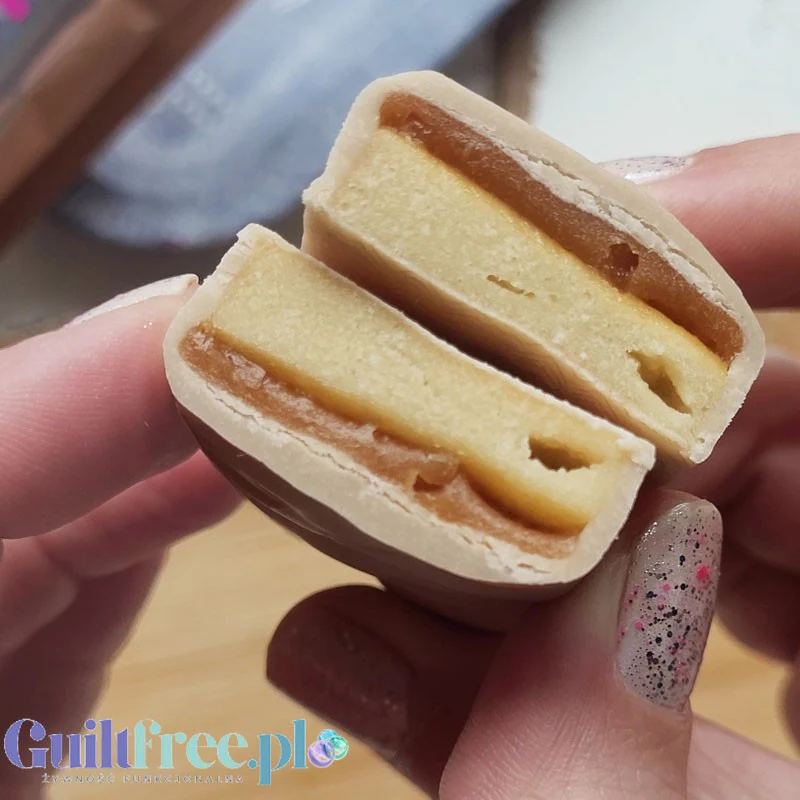 N!ck's Nicks Dulce de Leche Protein Bar - baton białkowy bez dodatku cukru z masą toffee i polewą karmelową - Image 2