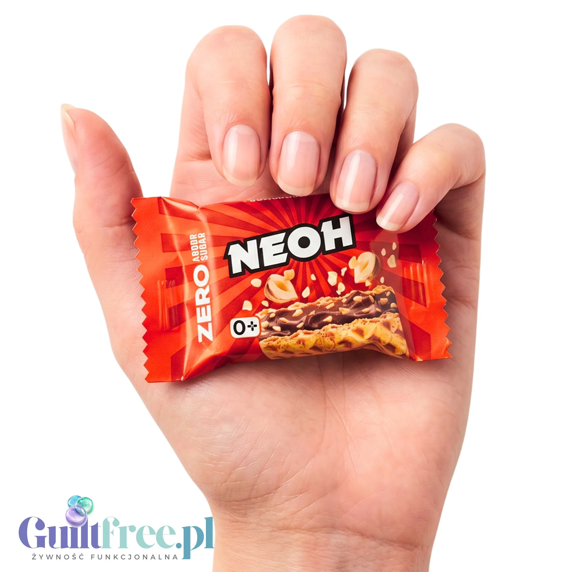 NEOH Hazelnut Crunch mini - wafelek z kremem kakaowo-orzechowym 49kcal - Image 2