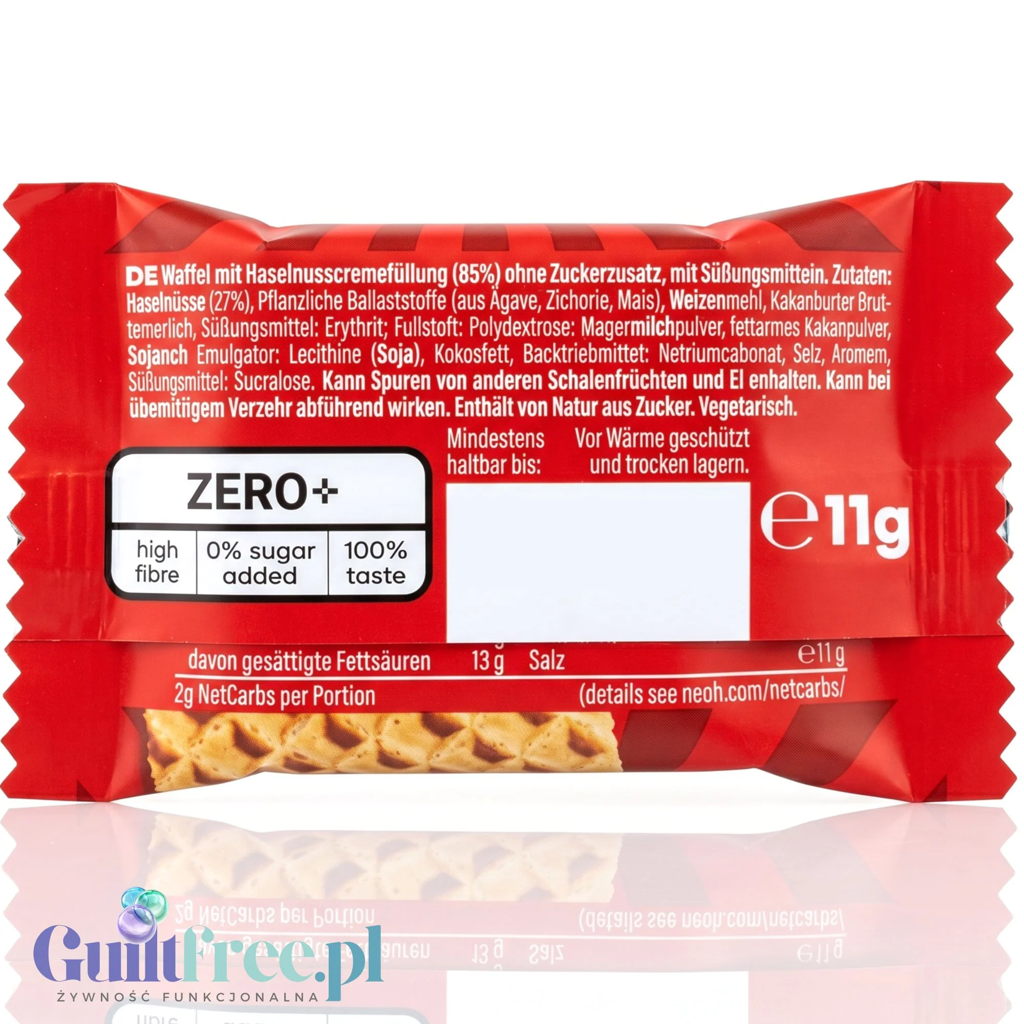 NEOH Hazelnut Crunch mini - wafelek z kremem kakaowo-orzechowym 49kcal - Image 3
