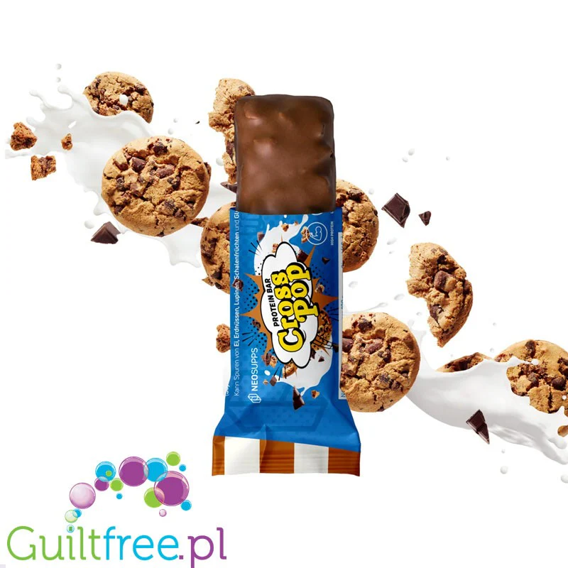 Neosupps Protein Bar Cross Pop Cookies & Cream - ciasteczkowy "Mały, ale Wariat", 13g białka & 176kcal - Image 5
