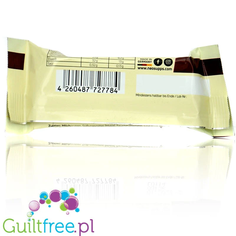 Neosupps Protein Bar Cross Pop White Cookie - ciasteczkowe cudo proteinowe 13g białka & 173kcal - Image 2