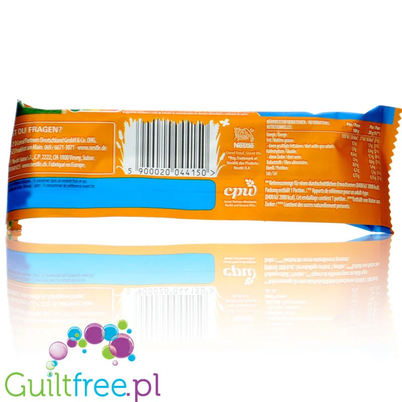 Nestlé Fitness Fiber Honey Bar 65kcal - chrupiący baton zbożowy z białą czekoladą bez dodatku cukru o smaku miodowym - Image 2