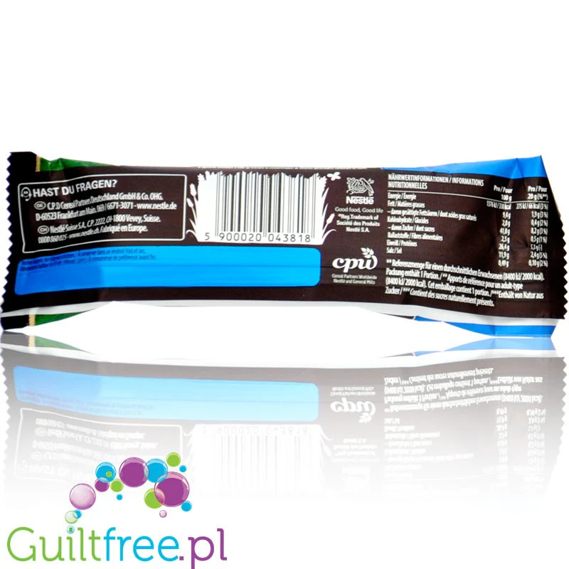 Nestle Fitness Protein Cacao Bar 66kcal - chrupiący baton zbożowy bez dodatku cukru z czekoladą i kakao - Image 2