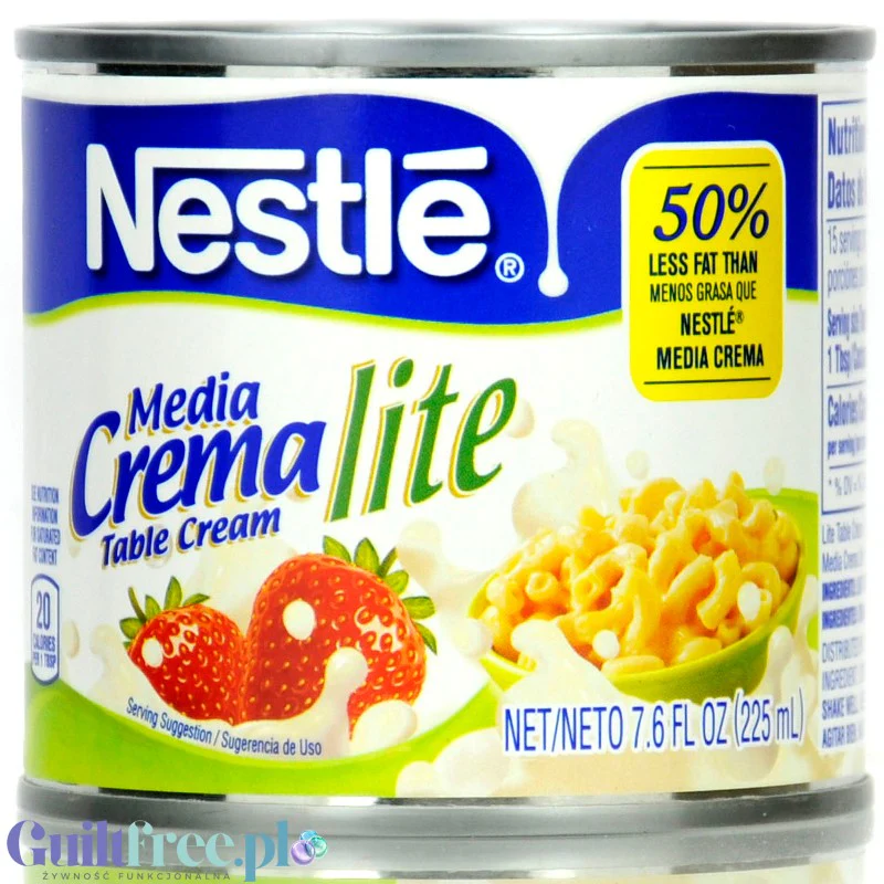 Nestlé Media Crema Lite - gęsta śmietanka o obniżonej o 50% zawartości tłuszczu