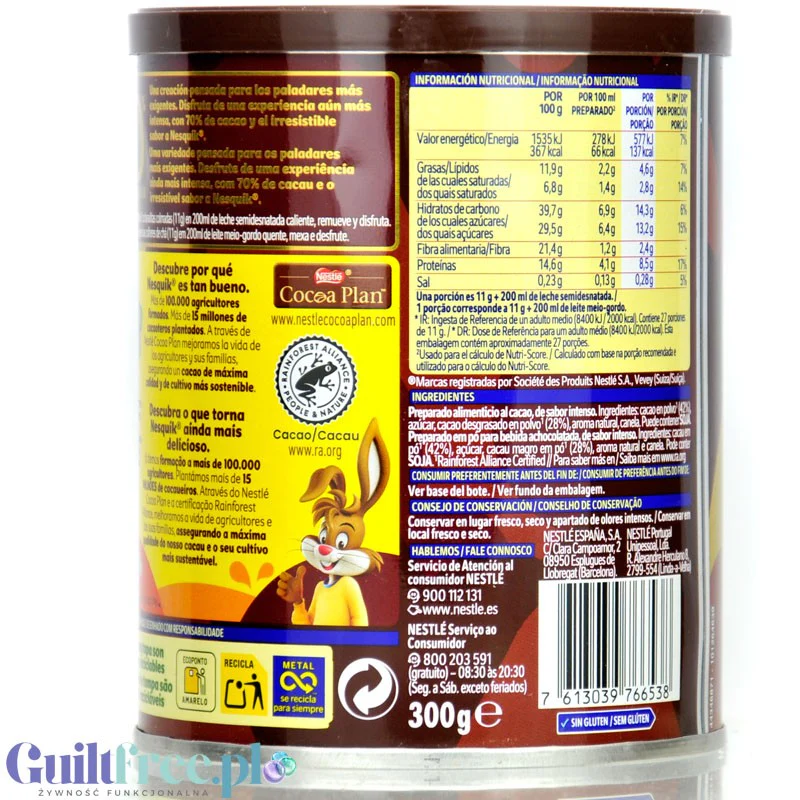 Nestlé Nesquik Intenso 70% Cacao - mocne kakao do picia 70% - Image 3