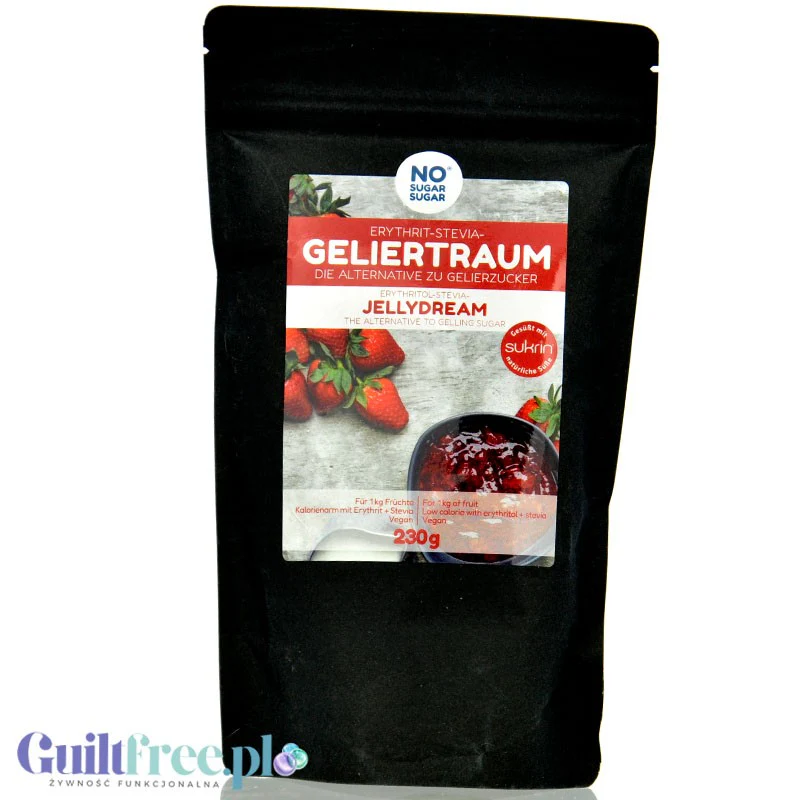 No Sugar Sugar Jellydream Erythritol + Stevia - NIE-cukier żelujący 'żelfix' ze stewią do dżemów