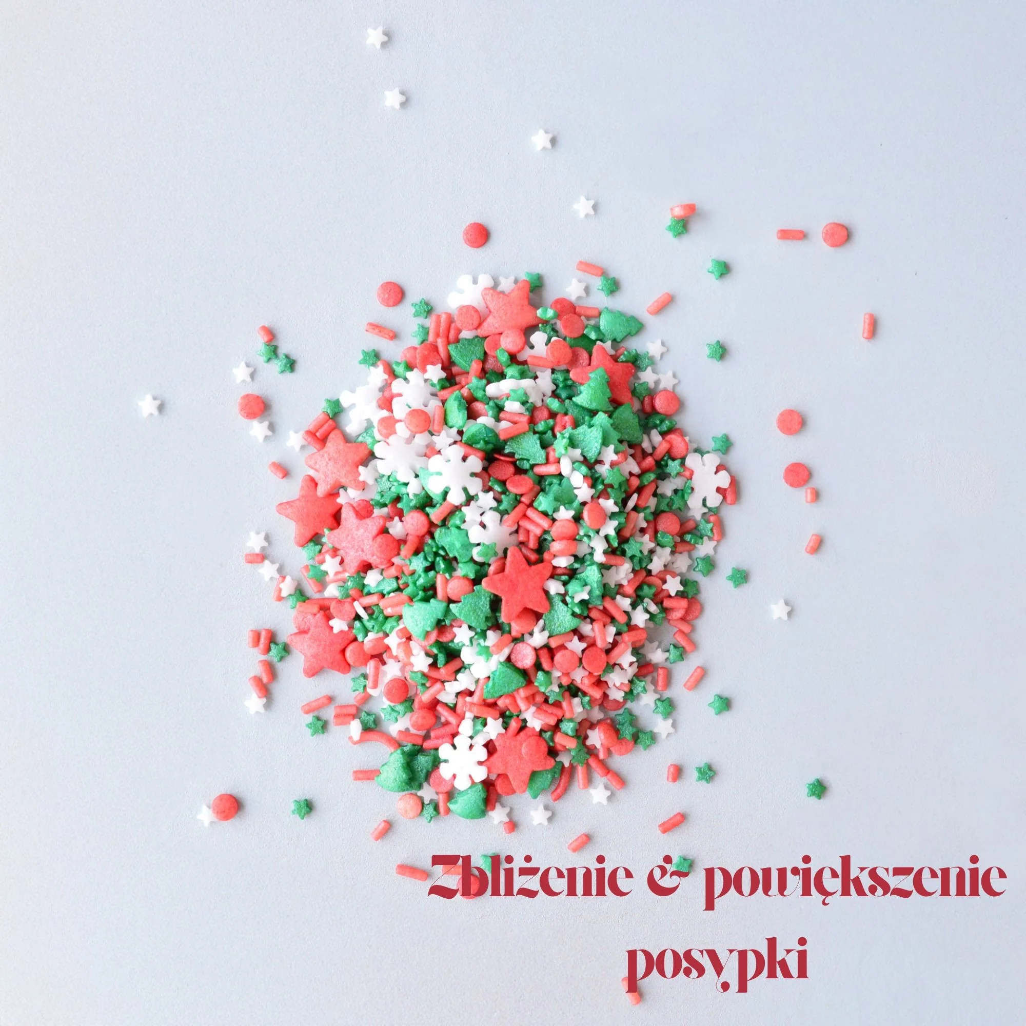 NO SUGAR SUGAR Streusel Mix Winter Love - świąteczna posypka bez cukru z erytrolem - Image 3