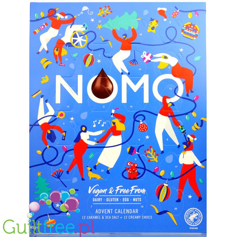 NOMO Vegan & Free From Advent Calendar - wegański kalendarz bez mleka, glutenu i orzechów - Image 3