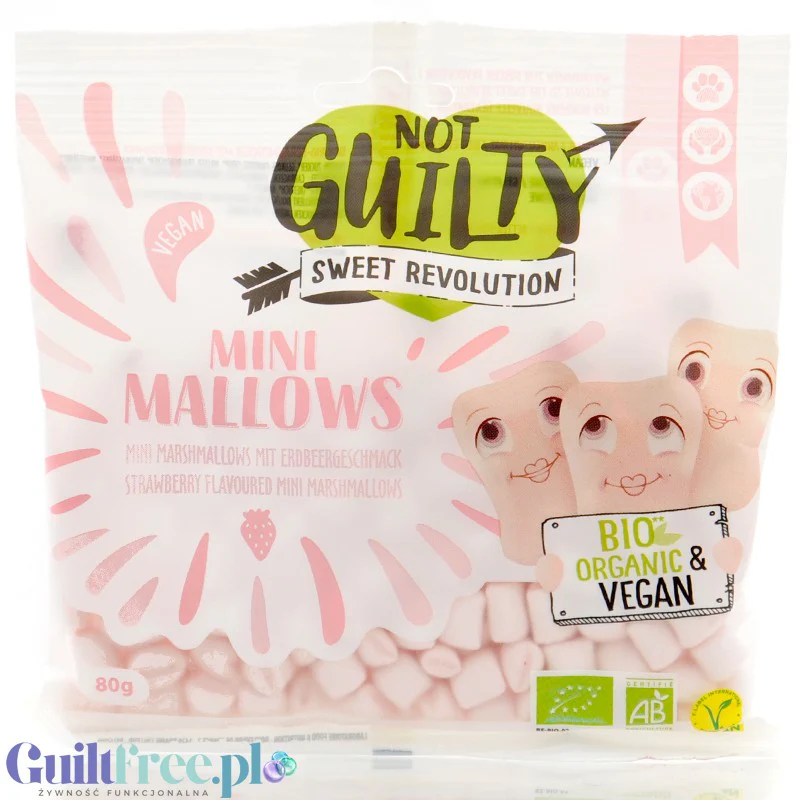 Not Guilty Marilyn Mini Mallow Bio - wegańskie mini pianki marshmallow bez żelatyny