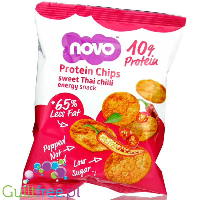 Novo Foods Sweet Thai Chilli - Chipsy Proteinowe Pikantne Chilli - Image 3