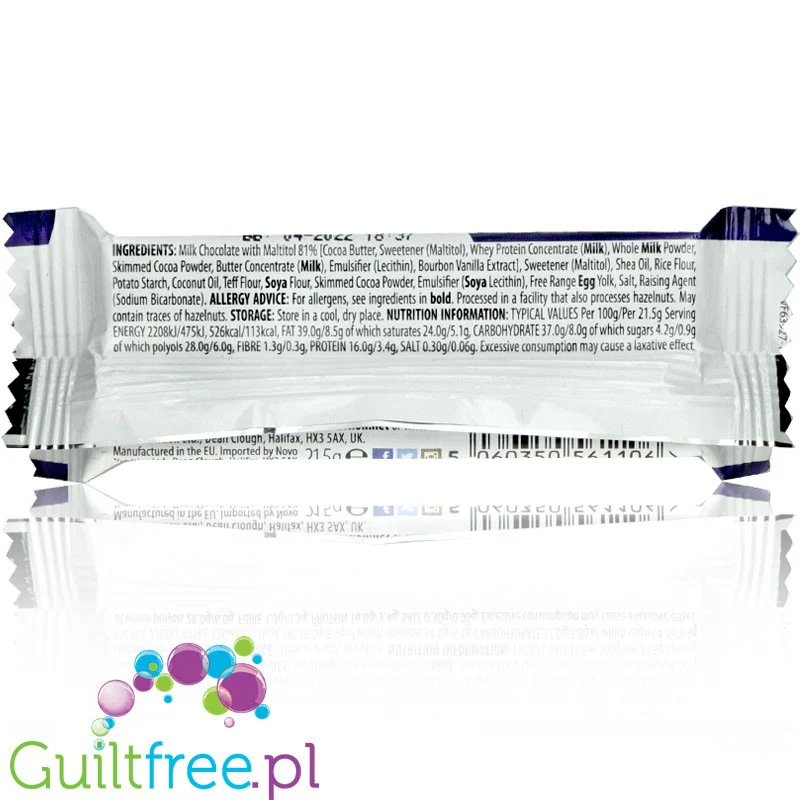 Novo Protein Break Bar - batonik a la KitKat bez cukru, wafel w mlecznej czekoladzie - Image 3