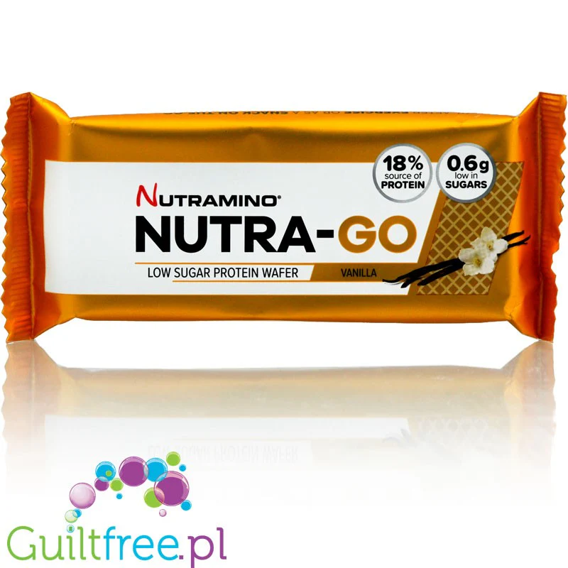 Nutramino Nutra-Go Vanilla wafelek proteinowy z kremem waniliowym - Image 2