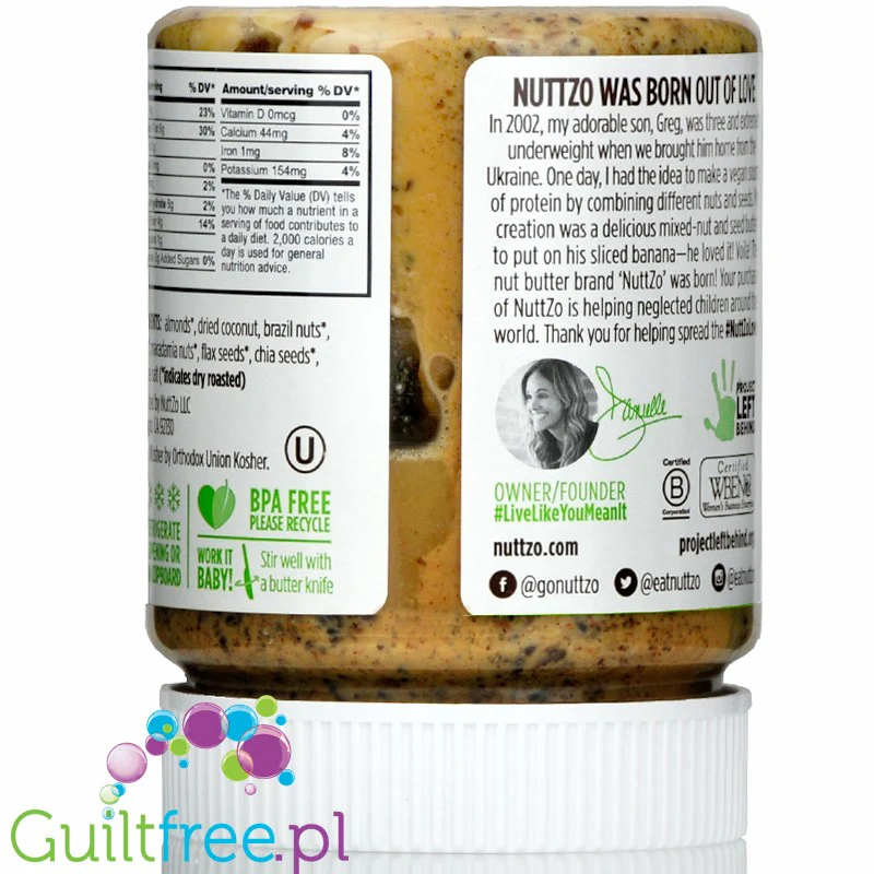 Nuttzo Keto Butter - masło z 7 nasion i orzechów, bez orzechów ziemnych - Image 3