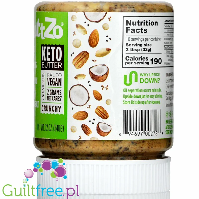 Nuttzo Keto Butter - masło z 7 nasion i orzechów, bez orzechów ziemnych - Image 6