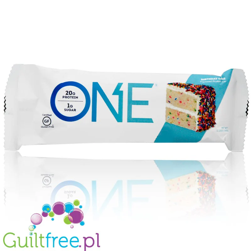 ONE Bar  Birthday Cake - 1g cukru, 21g białka