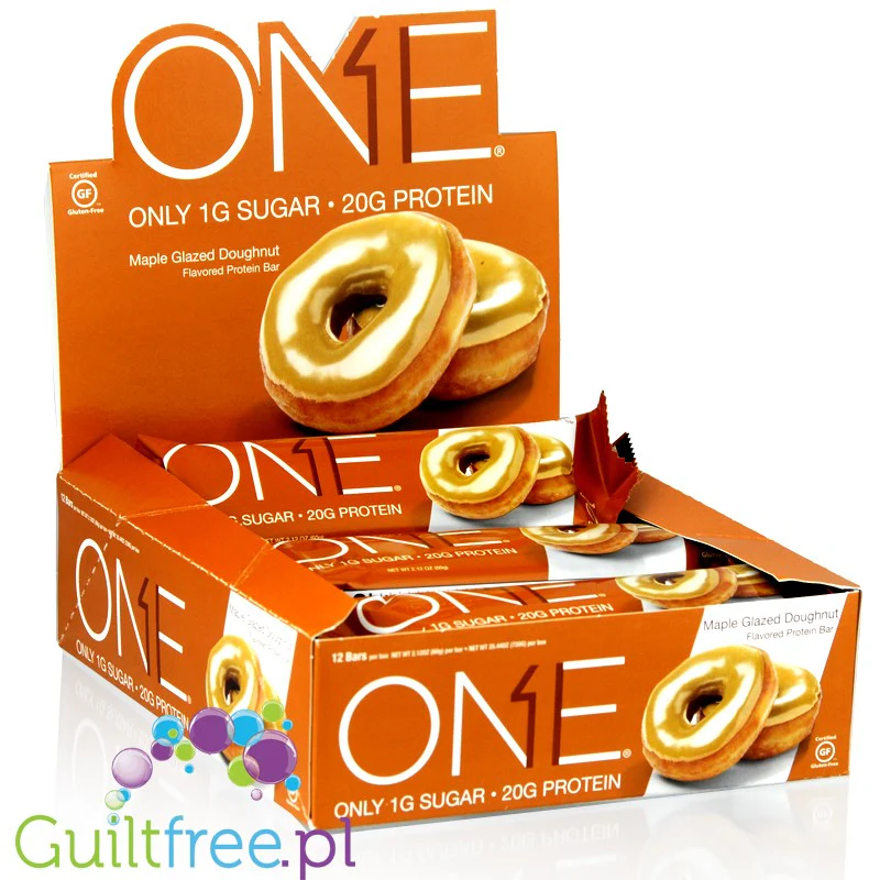 ONE Bar Maple Glazed Doughnut - baton białkowy bez cukru - Image 5