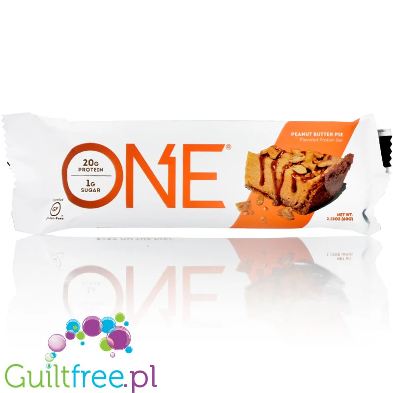 ONE Bar Peanut Butter Pie - baton białkowy 1g cukru, 21g białka
