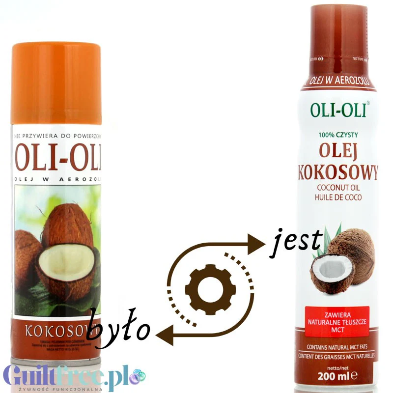 OLI-OLI, 100% Czysty Olej Kokosowy w sprayu 200ml - Image 3