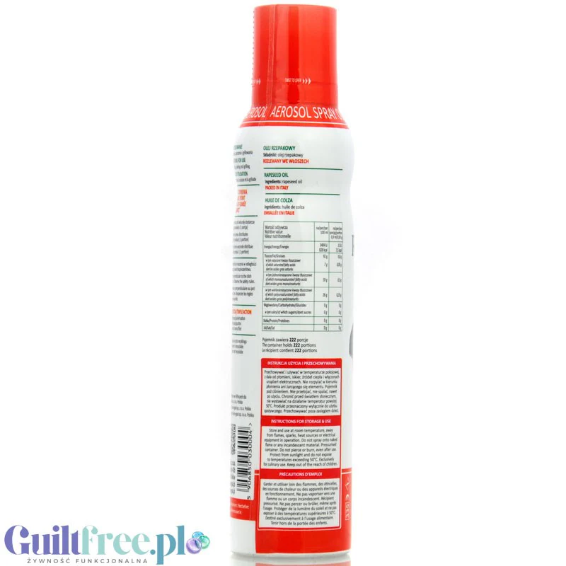 OLI-OLI, 100% Czysty Olej Rzepakowy w sprayu 200ml - Image 2