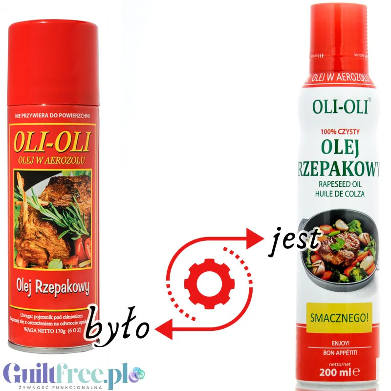 OLI-OLI, 100% Czysty Olej Rzepakowy w sprayu 200ml - Image 3