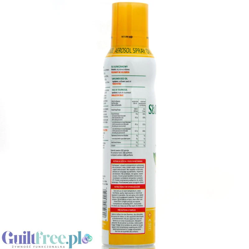 OLI-OLI, 100% Czysty Olej Słonecznikowy w sprayu 200ml - Image 3