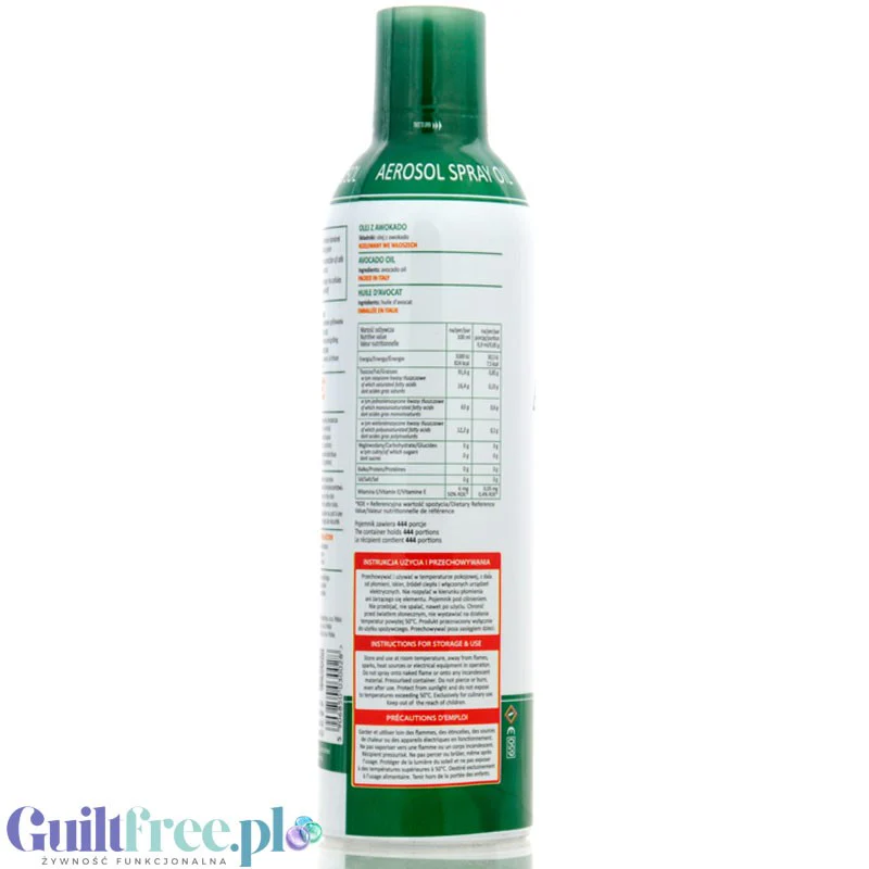 OLI-OLI, 100% Czysty Olej z Awokado w sprayu 400ml - Image 3