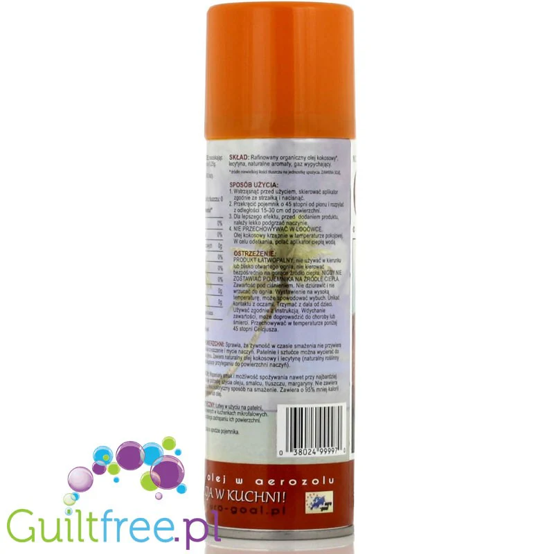 OLI-OLI, Dietetyczny olej kokosowy spray do bezkalorycznego smażenia - Image 3