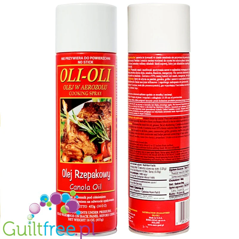 OLI-OLI, Dietetyczny spray rzepakowy do smażenia 453g WYCOFANY - Image 2