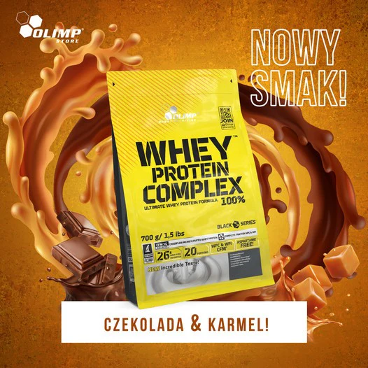 Olimp Whey Protein Complex 100% 0,7 kg Chocolate Caramel (Czekolada & Karmel) - Image 5