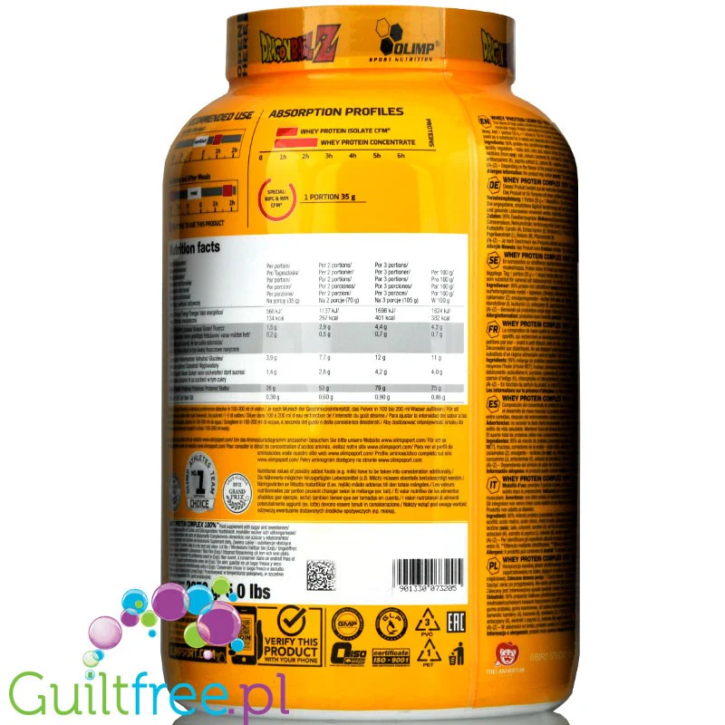 Olimp Whey Protein Complex Cookies & Cream 2,27kg - Image 5