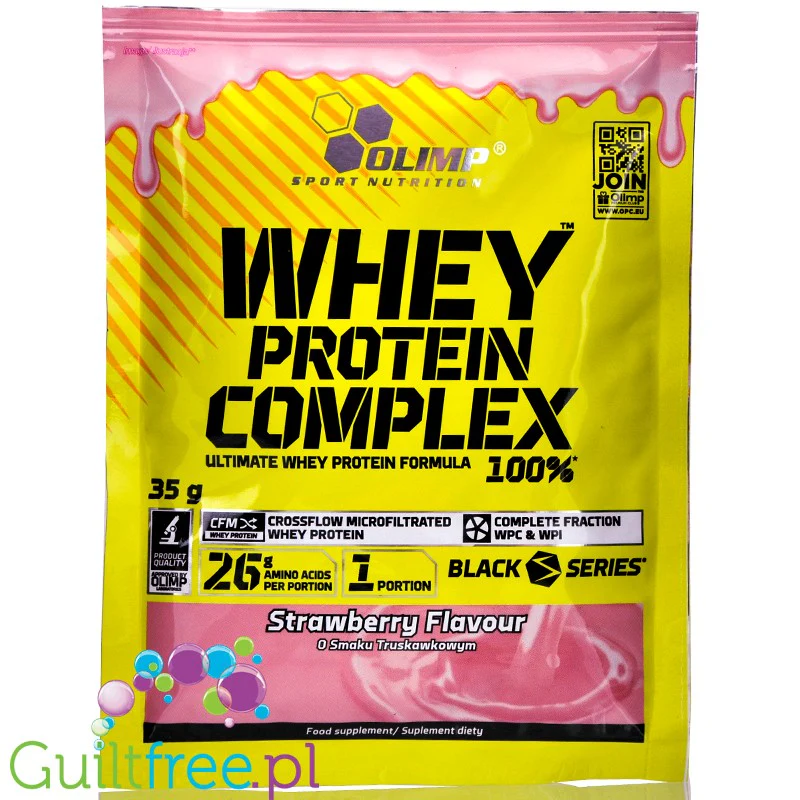 Olimp Whey Protein Complex Truskawka, saszetka