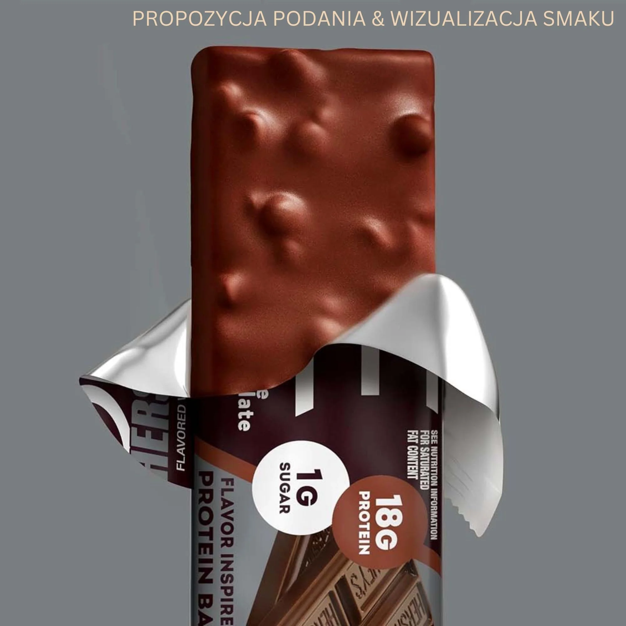 ONE Bar Hershey's Double Chocolate - baton proteinowy 18g białka z czekoladą Hersheys - Image 9