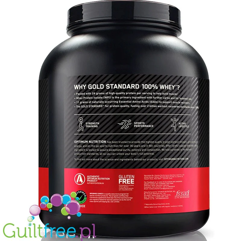 Optimum Nutrition, Whey Gold Standard 100%, Double Rich Chocolate 2,26KG - Image 2
