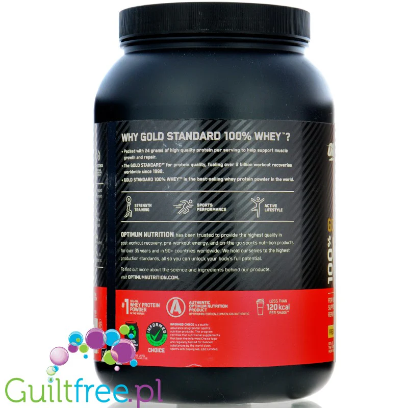 Optimum Nutrition, Whey Gold Standard 100% French Vanilla Crème odżywka 0,9kg - Image 2