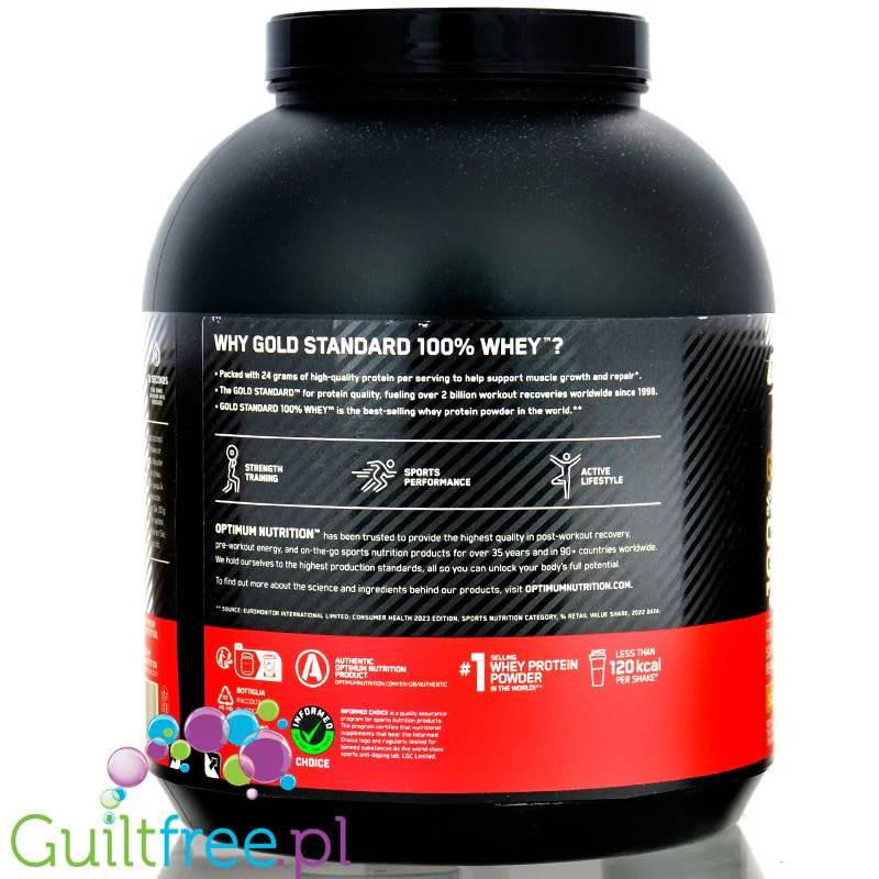 Optimum Nutrition, Whey Gold Standard Salted Caramel 2,28KG - odżywka białkowa, limitowany smak Solony Karmel - Image 3