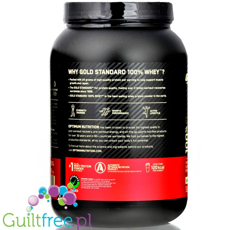 Optimum Nutrition, Whey Gold Standard Unflavored - bezsmakowa odżywka niearomatyzowana bez cukru i słodzików - Image 3