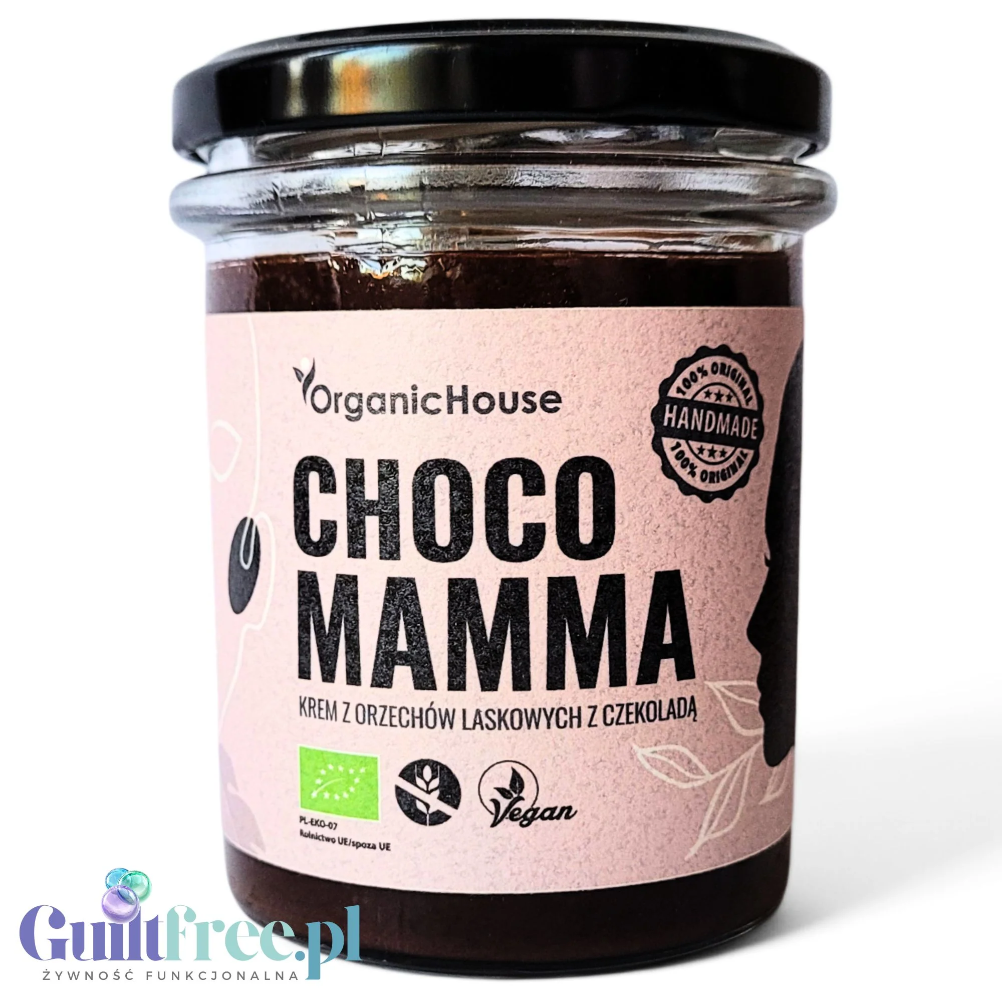 Organic House Chocco Mamma - ekologiczny krem z orzechów laskowych i kakao bez oleju palowego i laktozy - Image 6