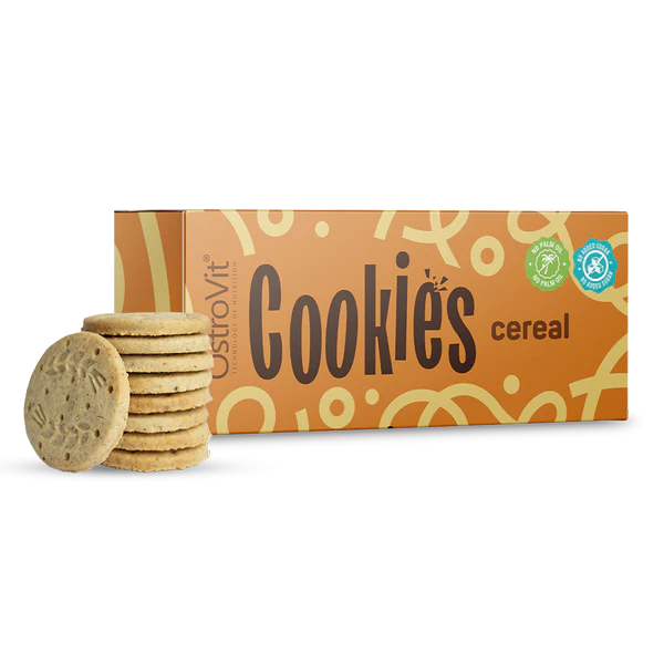 Ostrovit Cereal Cookies - Ciastka zbożowe bez dodatku cukru i bez oleju palmowego - Image 3