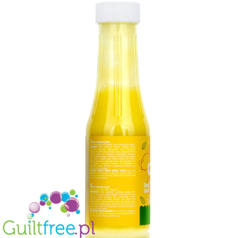 Ostrovit Citrus Sauce - bardzo (!) gęsty sos bez cukru, tylko 4kcal, o smaku owoców cytrusowych - Image 2