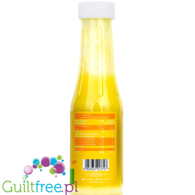Ostrovit Citrus Sauce - bardzo (!) gęsty sos bez cukru, tylko 4kcal, o smaku owoców cytrusowych - Image 3