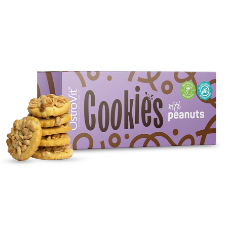 Ostrovit Peanut Cookies - ciastka z orzeszkami ziemnymi bez dodatku cukru - Image 3