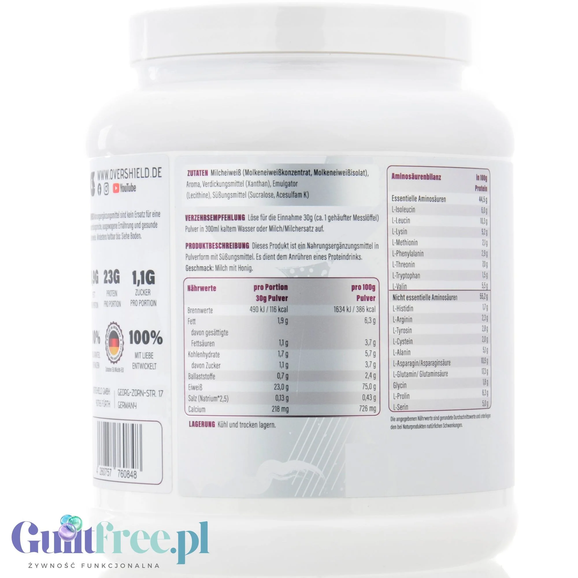 Overshield® Protein Coffee L'Over Barista Pumpkin Spice Latte - kawa proteinowa 21g białka - Image 6