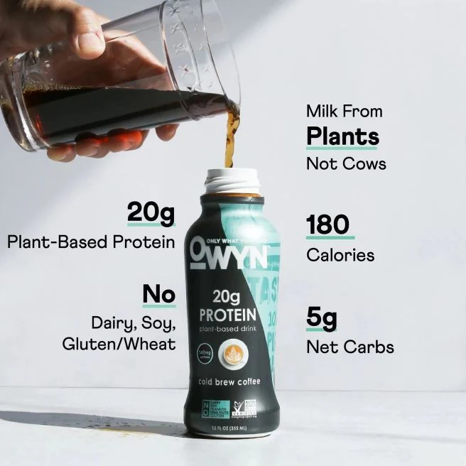 OWYN Plant RTD Smooth Vanilla - wegański szejk proteinowy 20g białka, Wanilia - Image 4