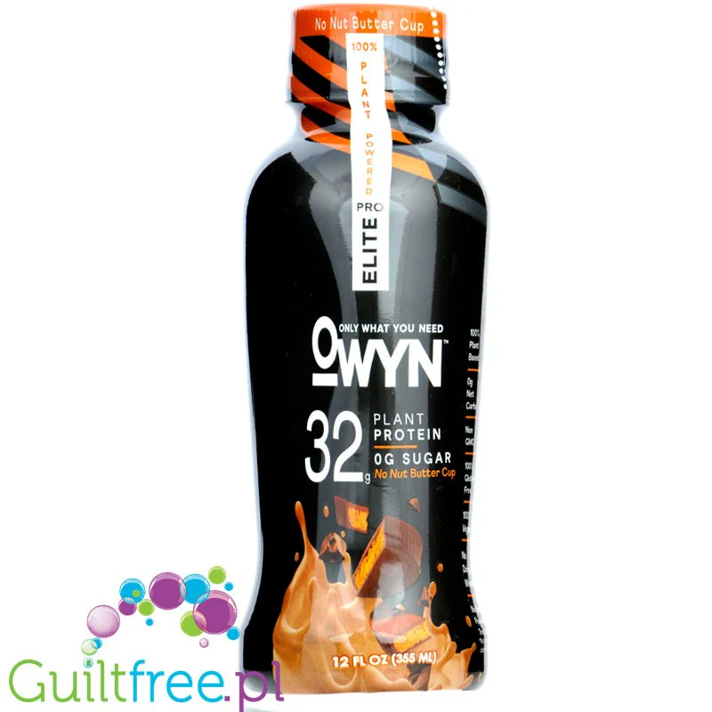 OWYN Pro Elite Plant Protein Shake NO NUT Butter Cup - gotowy wegański szejk proteinowy 32g białka