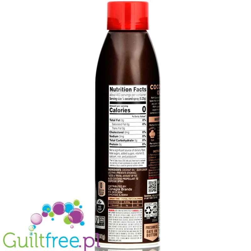 PAM Coconut Spray Olej Kokosowy do bezkalorycznego smażenia - Image 3