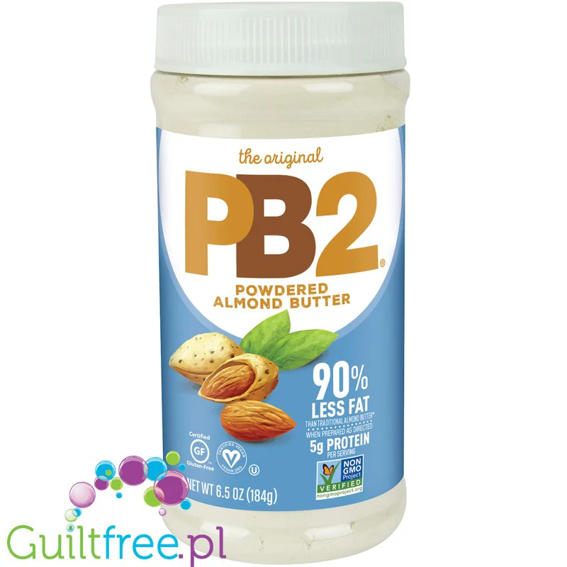 PB2 Almond odtłuszczone masło migdałowe 90% mniej tłuszczu - Image 2