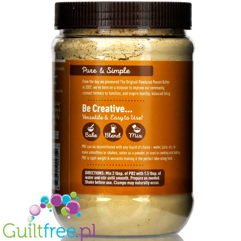 PB2 Original Powdered Peanut Butter 452g- odtłuszczone masło orzechowe w proszku XXL - Image 4