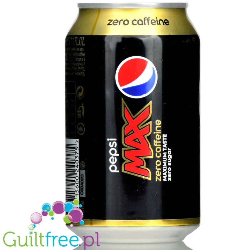 Pepsi Max bez kofeiny i bez cukru, puszka 330ml - Image 2